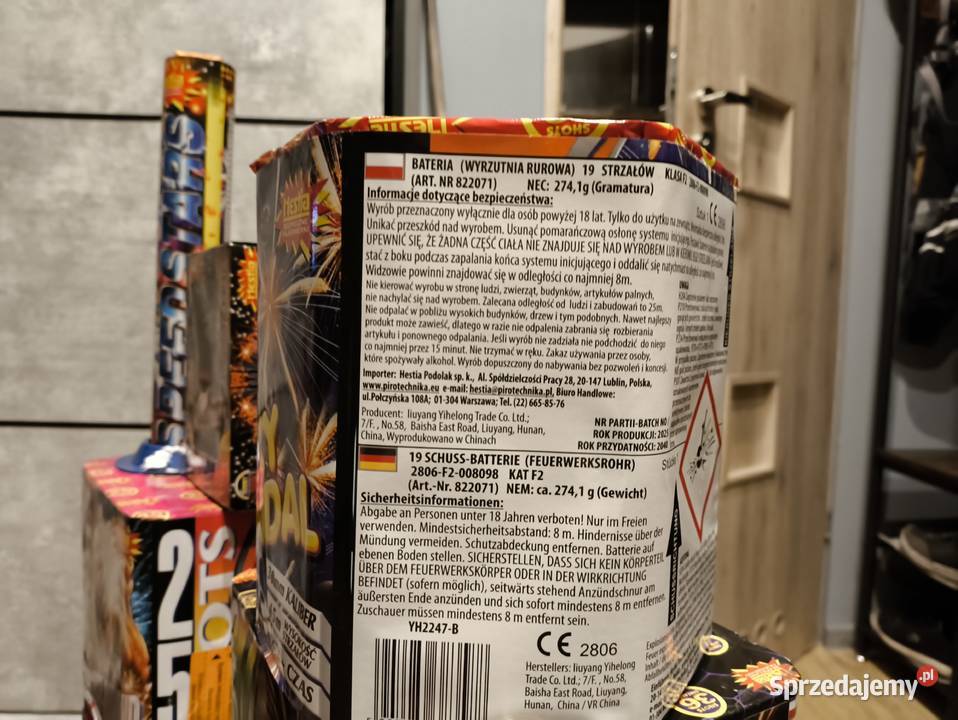 Fajerwerki petardy zestaw Łódź sprzedam