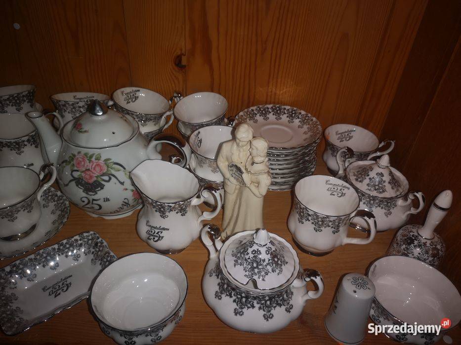Filiżanka Srebrne wesele Royal Albert Porcelana i szkło pomorskie Gdańsk sprzedam