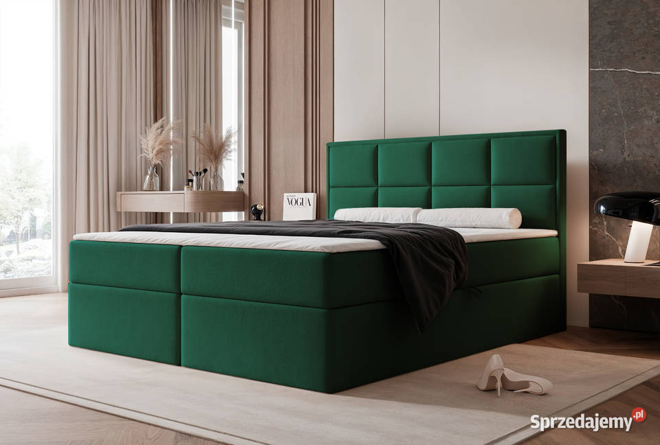 Łóżko kontynentalne z pojemnikiem Silensio różne