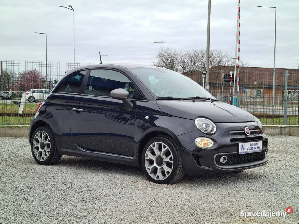 Fiat 500 Automat Klimatronik Półskóry Tempomat Zarejestrowany w Polsce 500 Wągrowiec
