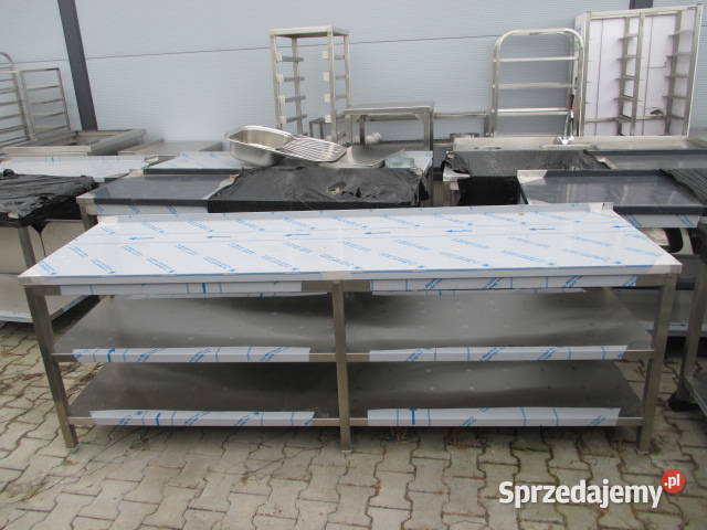 Nowy Stół Gastronomiczny Z 2 Półkami 2507085 Ostrów Wielkopolski