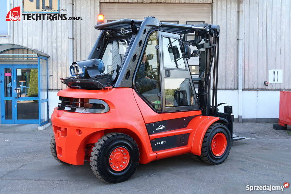 Linde H60 T wózek widłowy Linde 8 Ton przesuw Elbląg