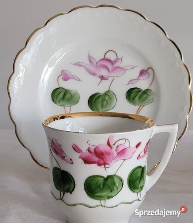 Zabytkowa śląska porcelana KPM Krister ręcznie Kraków