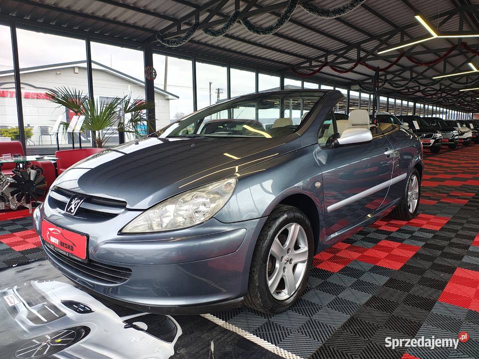 PEUGEOUT 307CC CABRIO 16BENZYNA BIAŁE SKÓRY poduszka powietrzna Zarszyn sprzedam