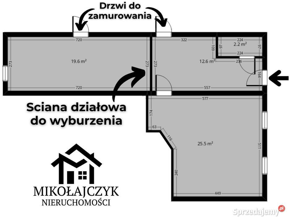 Lokal użytkowy Chilmanowicza 8 60 m2 Bartoszyce
