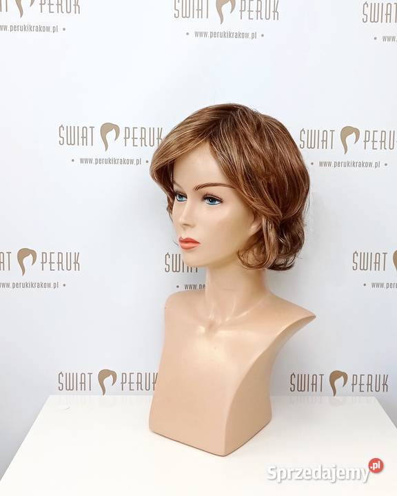 Krótka falowana peruka syntetyczna Kielce
