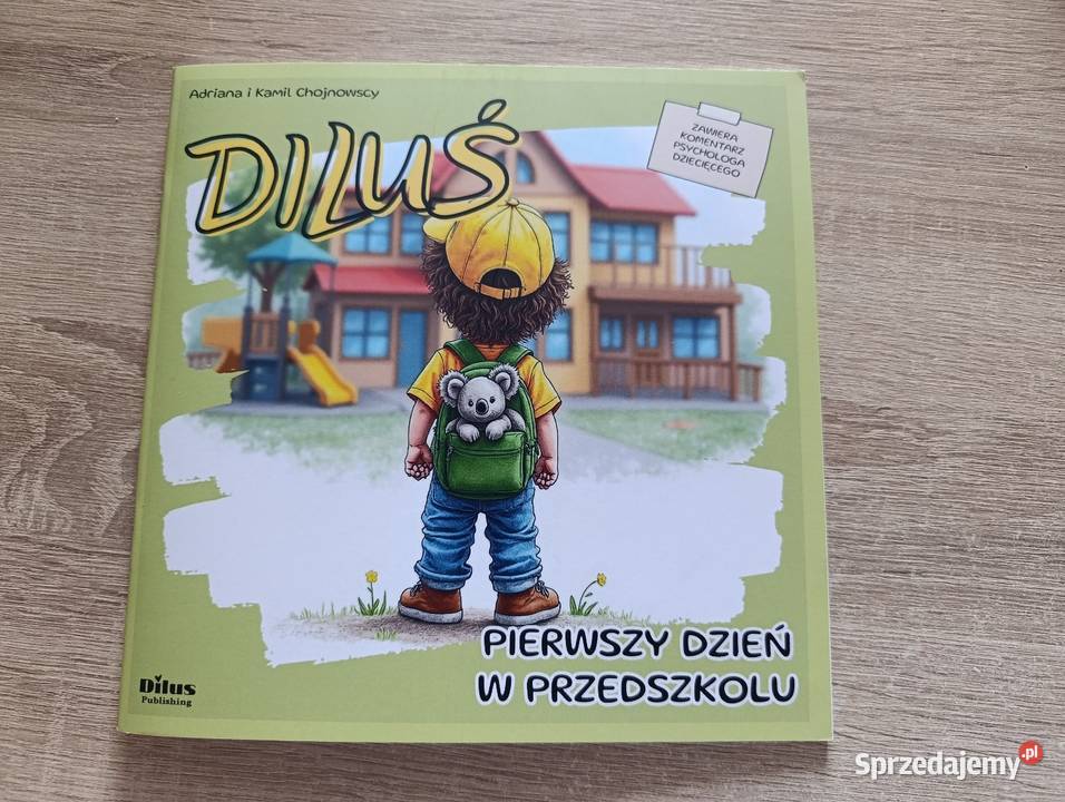 Diluś Pierwszy dzień w przedszkolu miękka Książki dla dzieci Kwidzyn