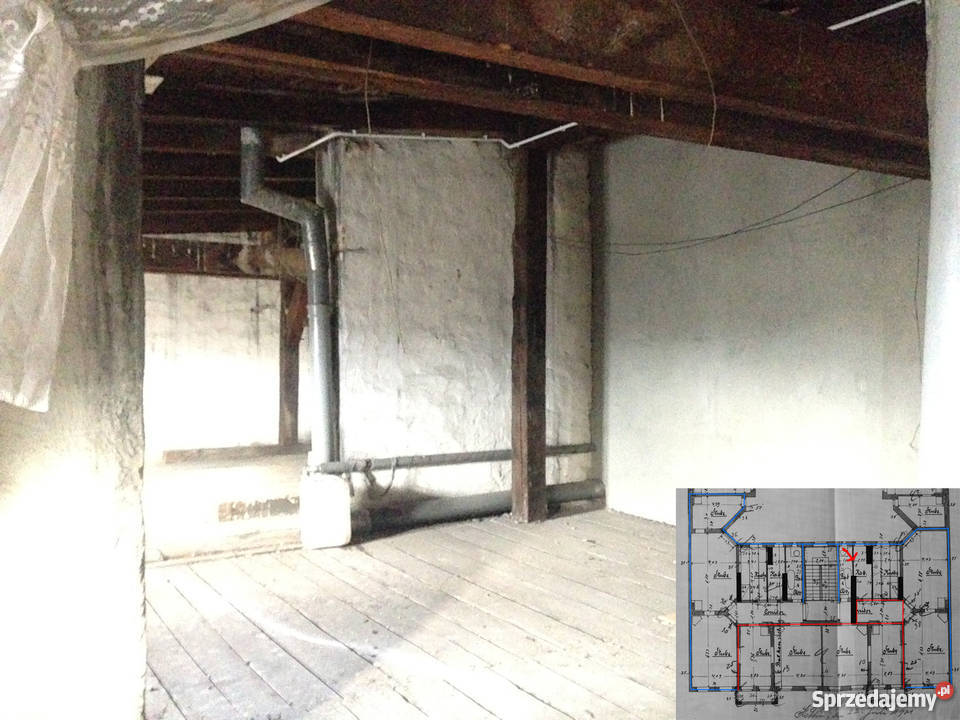 Strych do adaptacji Szczecin Liczba pokoi 4