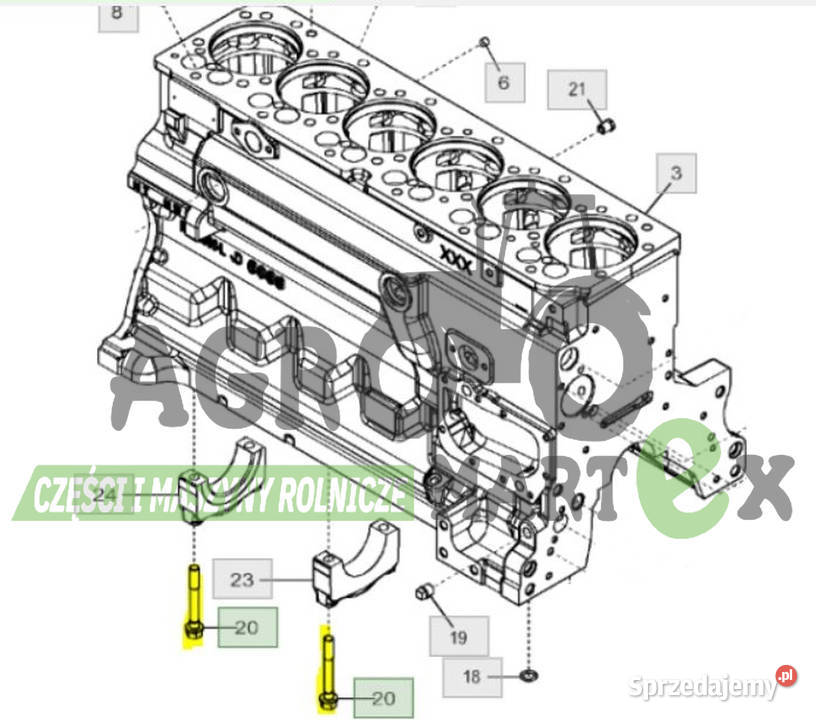 R535005 ŚRUBA JD Wichrów