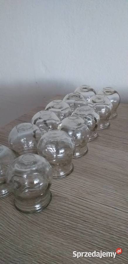 Bańki lekarskie prl Porcelana i szkło
