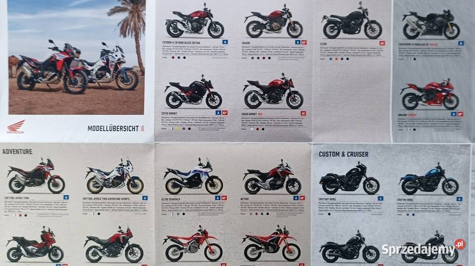 HONDA Dax Forza CBR CMX i inne Program modeli Bytom sprzedam