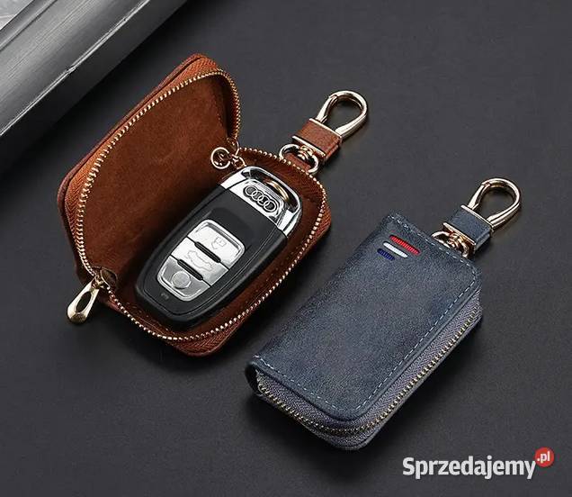 BRELOK ETUI NA KLUCZYKI SKÓRA NOWOCZESNY DESIGN