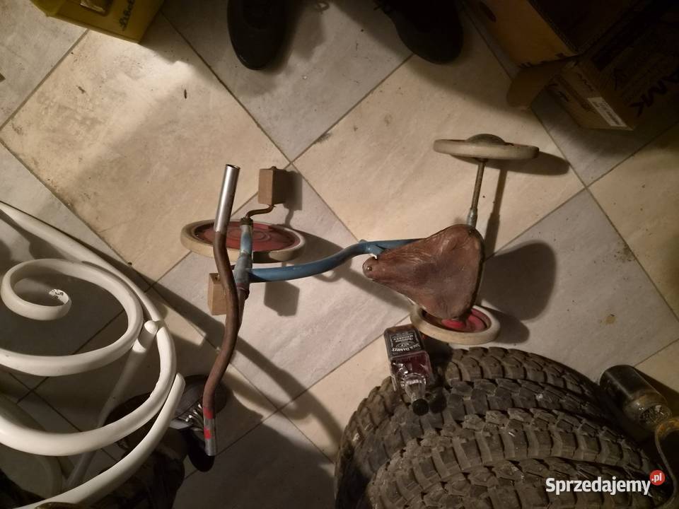 Przedwojenny zabytkowy rowerek dziecięcy Opole