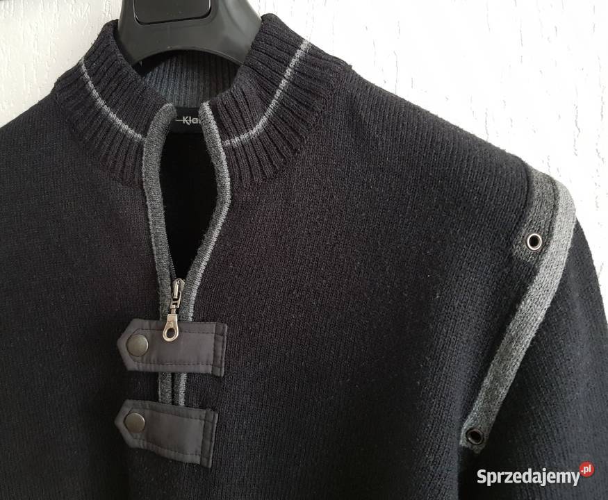 Sweter męski szary XXXL Wkładane przez głowę  śląskie Jaworzno