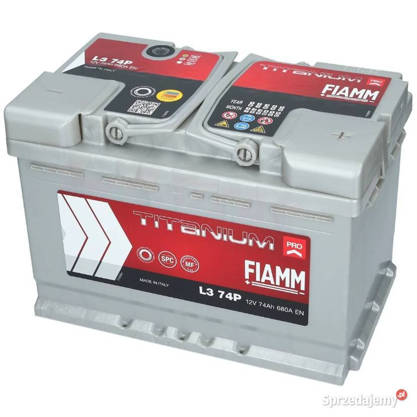 Akumulator FIAMM TITANIUM PRO 12V 74Ah 680A osobowe Ostrów Wielkopolski