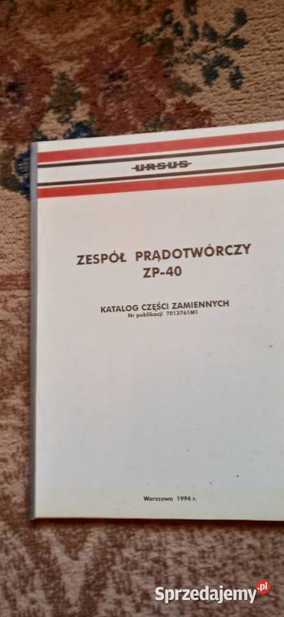 Katalog części zamiennych zespół prądotwórczy Pozostałe Lublin
