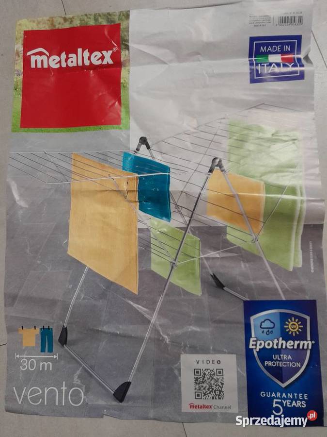 Suszarka skrzydłowa na pranie Metaltex Vento 30m Dąbrowa Górnicza