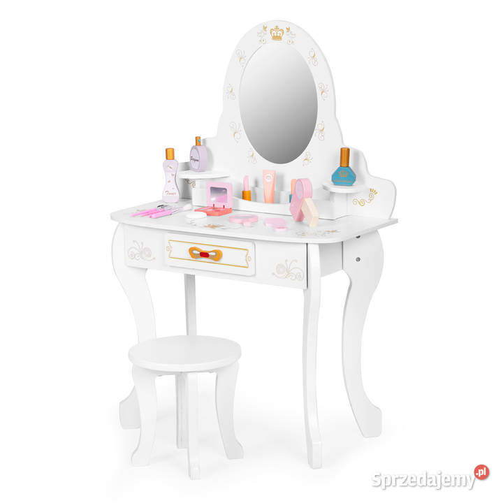 Toaletka dziecięca drewniana duża z lustrem Smogorzów sprzedam