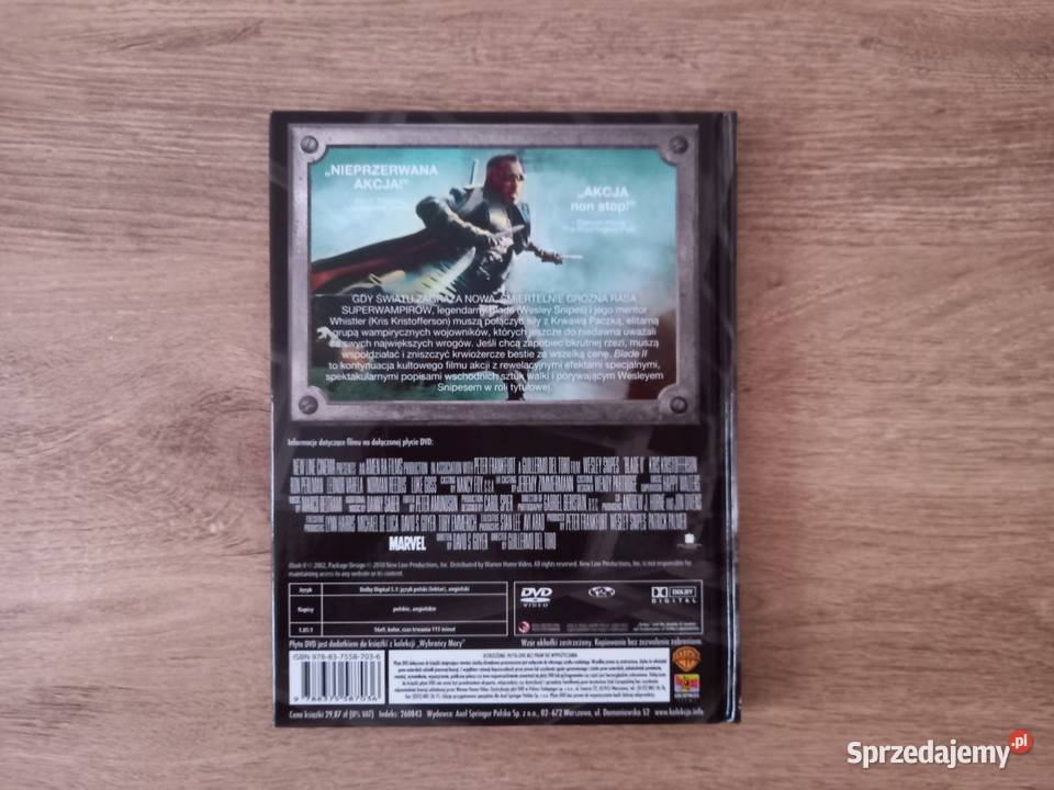 Film Blade 2 Wieczny łowca Marvel seria Wybrańcy Kraków