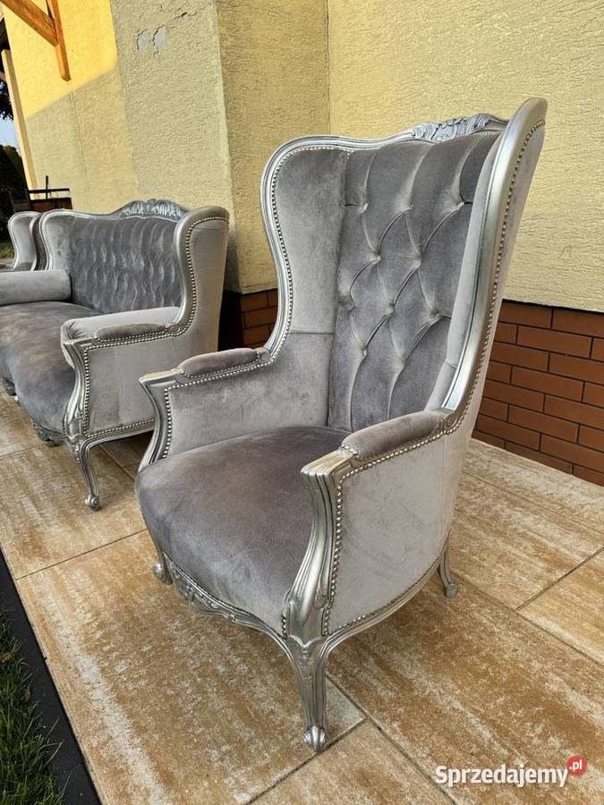 Wypoczynek ludwik komplet ludwikowski kanapa Sulbiny