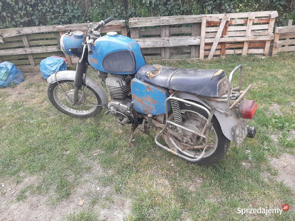 mz ets 250 1972r z papierami części Kowalewo Pomorskie