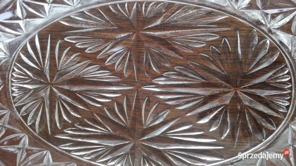 Patera półmisek 285 szkło Ząbkowice szkło PRL Białystok