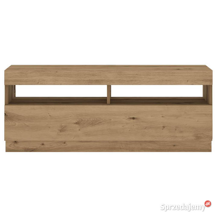 Szafka pod TV z oświetleniem LED dąb artisan Warszawa