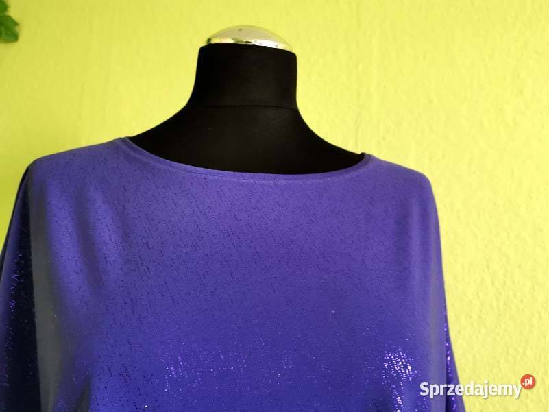 Bluzka lila rękaw kimono 46 3xl biust 120