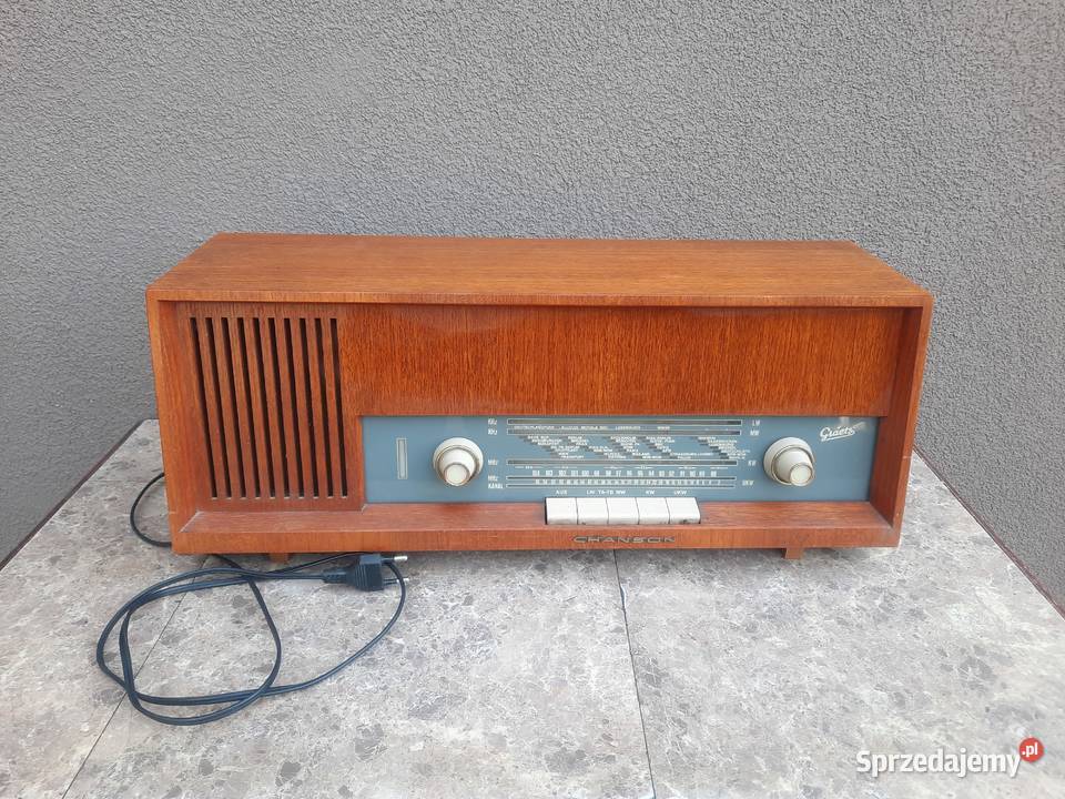 Stare radio radioodbiornik Graetz Chanson lata Tczew