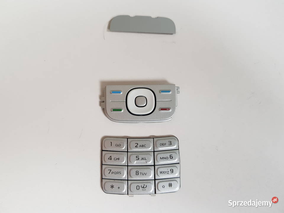 Klawiatura Klawisze Nokia 5200 5300 srebrna NOWA Pozostałe Leszno
