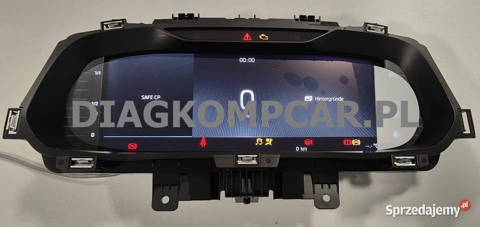 LICZNIK ZEGARY LCD VIRTUAL SKODA OKTAVIA IV Liczniki i zegary Wołomin