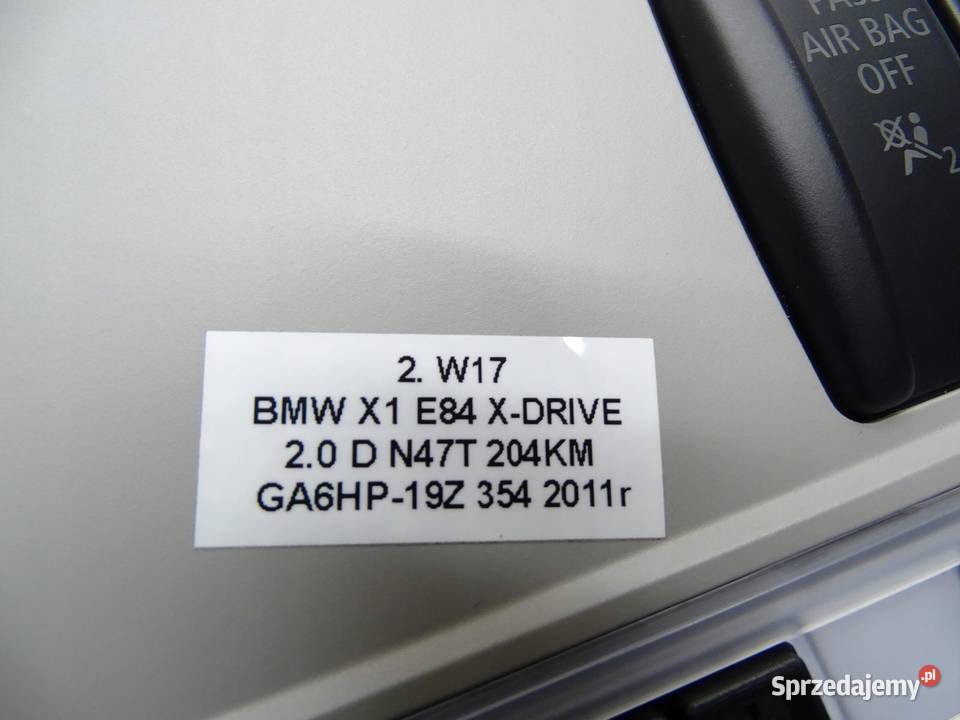 LAMPA OŚWIETLENIE KABINY PODSUFITKI BMW X1 E84 Lampy przednie małopolskie