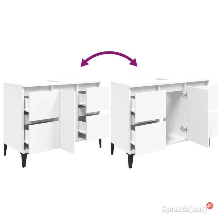 Szafka pod umywalkę biała 80x33x60 WM821276 mazowieckie Warszawa