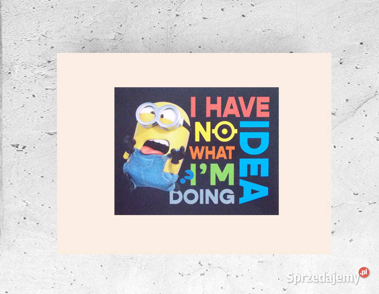 bajkowy plakat dzieci minionki plakat na ścianę podlaskie Białystok sprzedam