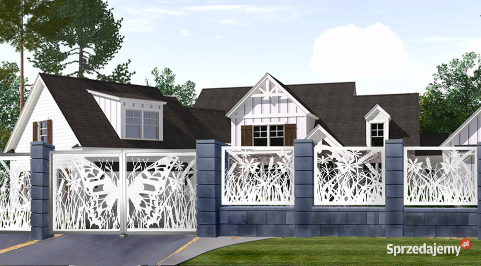 Ogrodzenie kompletne na wymiar metal Poznań