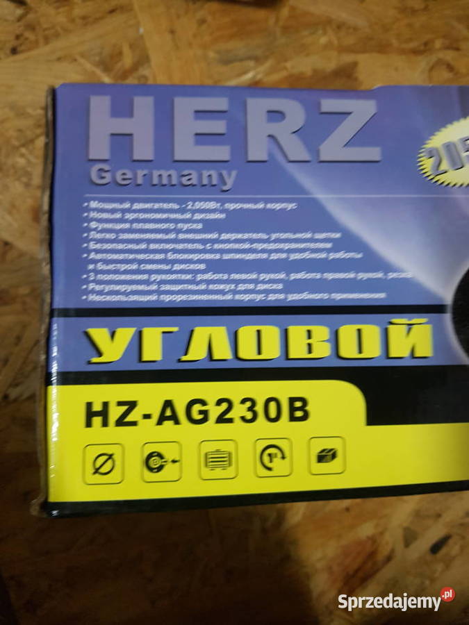 SZLIFIERKA KĄTOWA 230MM 2050 wat HERZ germany