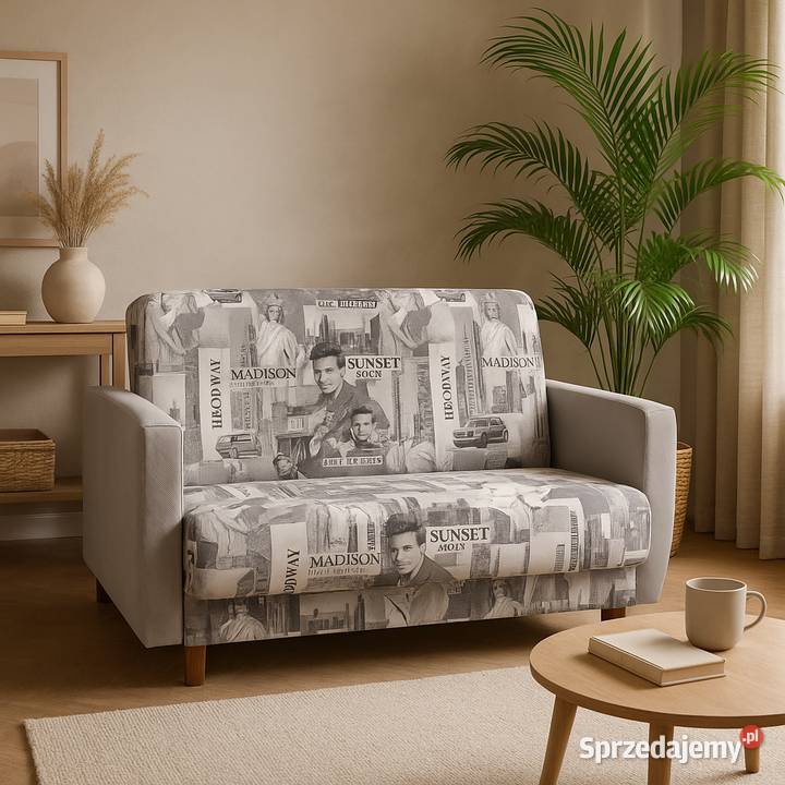 Sofa Skandynawska ELVIS Dwuosobowa Wygodna Kazimierz Biskupi