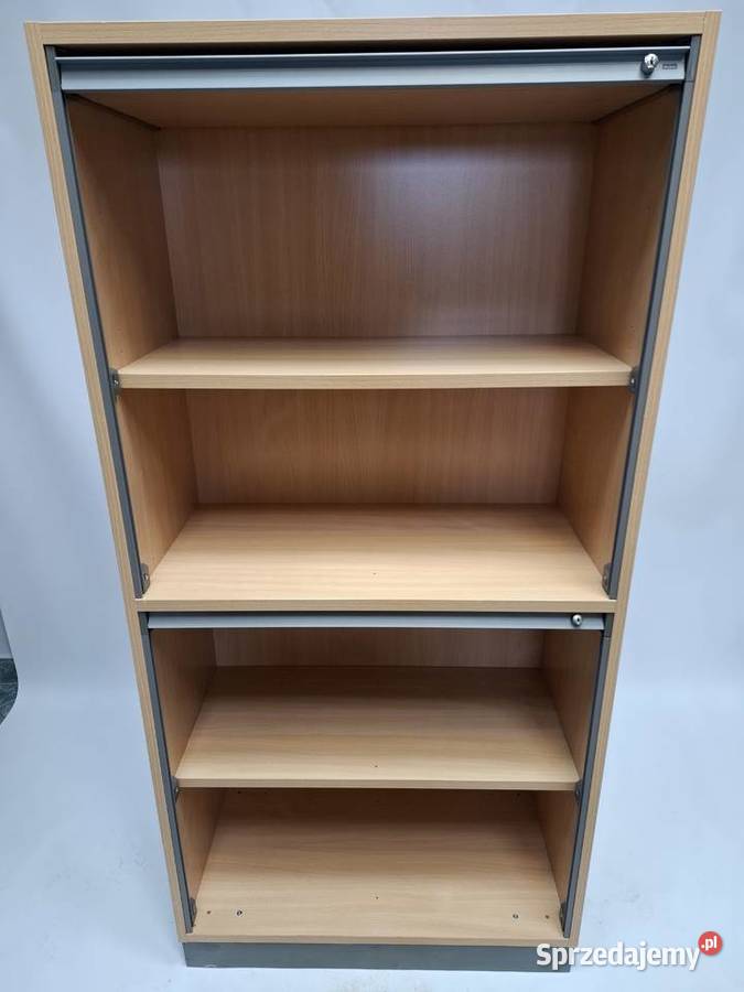 Szafa biurowa aktowa żaluzjowa Martela 4oh buk Poznań