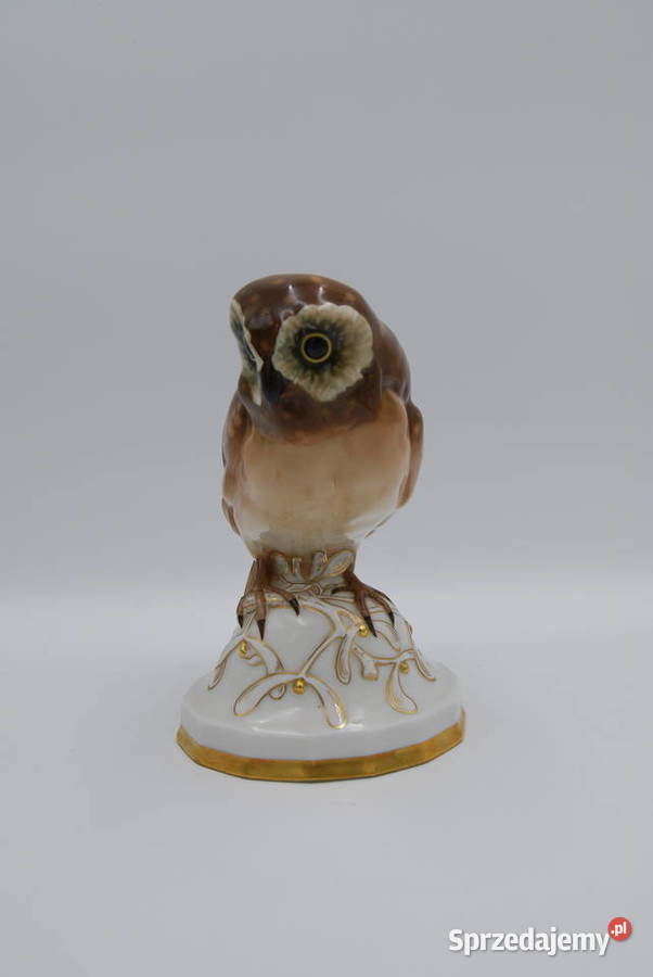 Porcelana Hutschenreuther figura sowy proj Fritz Poznań sprzedam