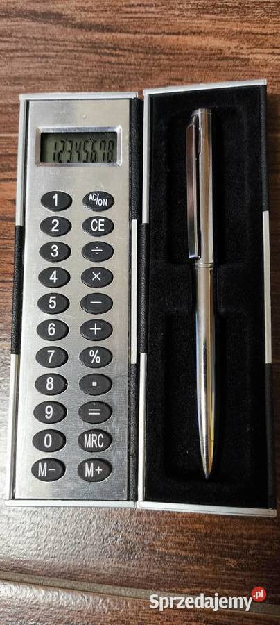 Zestaw kalkulator i długopisbrand Millennium Gliwice