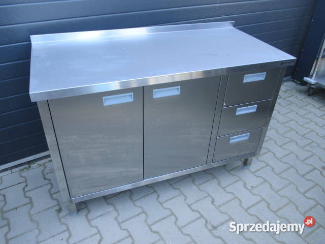 Stół Gastronomiczny Drzwi Otwierane 3 Szuflady Ostrów Wielkopolski sprzedam