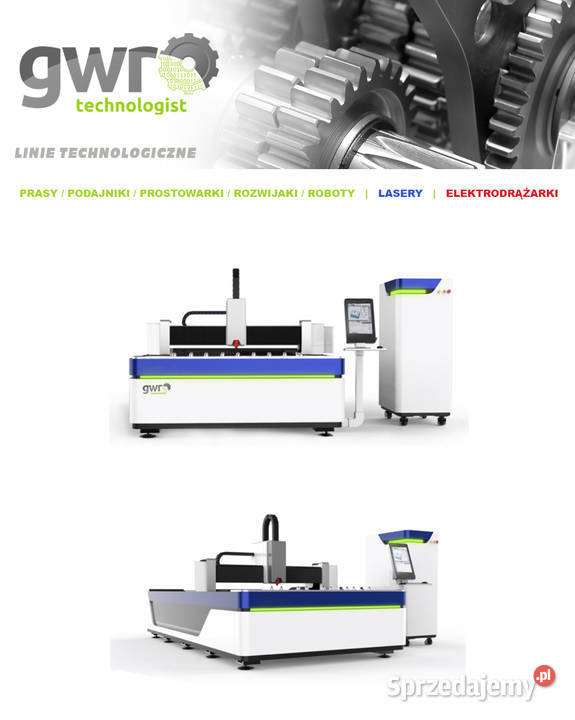 FIBER Laser cięcie blachy wersja otwarta 2000w Rzeszotary