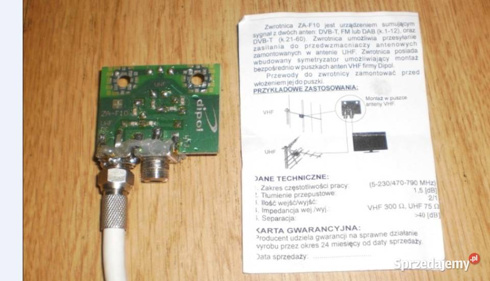Zwrotnica antenowa dvbt Olkusz