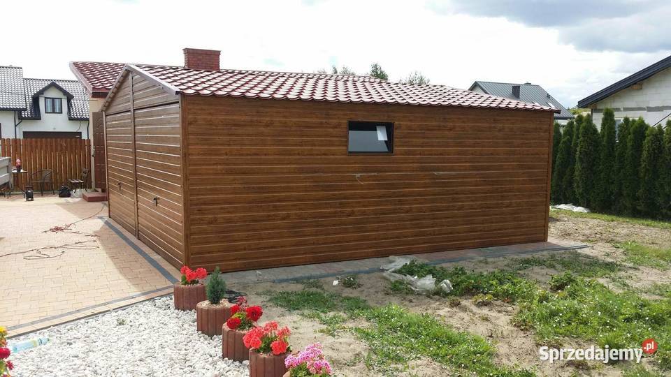 Garaże blaszane na WYMIAR nowoczesne wzmocnione Leszno sprzedam