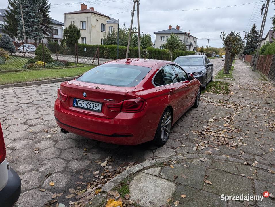 BMW 430i F36 LCI lift 131000 przebiegu RWD światła przeciwmgielne mazowieckie Sochaczew
