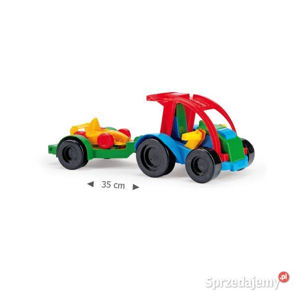 Wader auto z przyczepą i Kid Carem