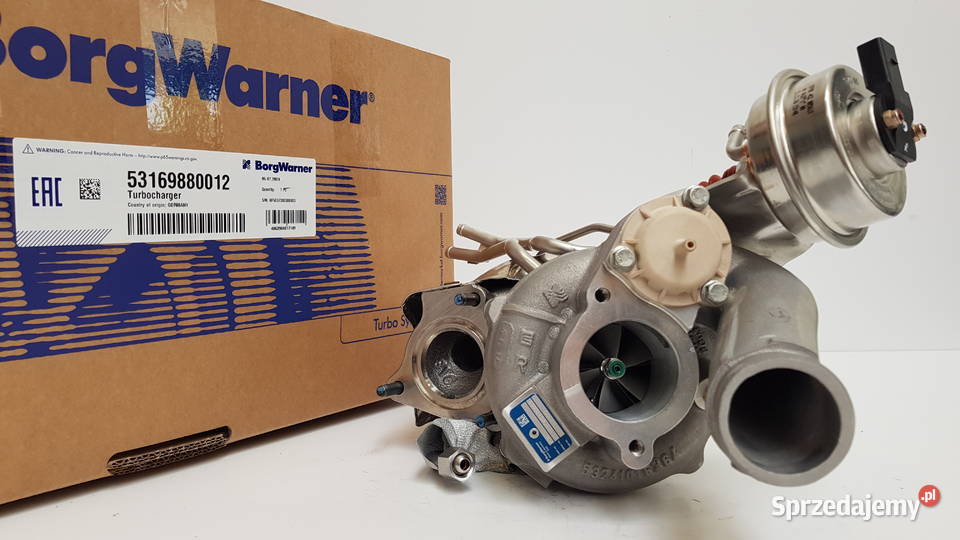 Nowa turbosprężarka BorgWarner KKK 53169880012 osobowe Turbosprężarki Turbosprężarki sprzedam