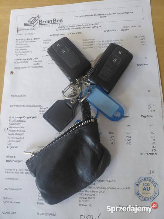 TOYOTA PRIUS 15VVTi SOL 2006r 195 klimatronic dolnośląskie Jelenia Góra