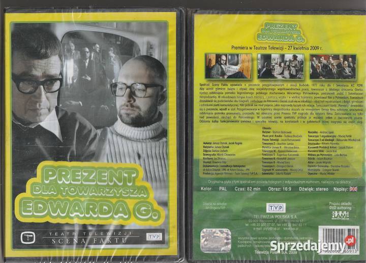 Spektakl teatralny PREZENT TOWARZYSZ EDWARDA G mazowieckie Pruszków