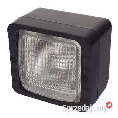 LAMPA ROBOCZA PROSTOKĄTNA PLASTIKOWA ŻARÓWKA 12V